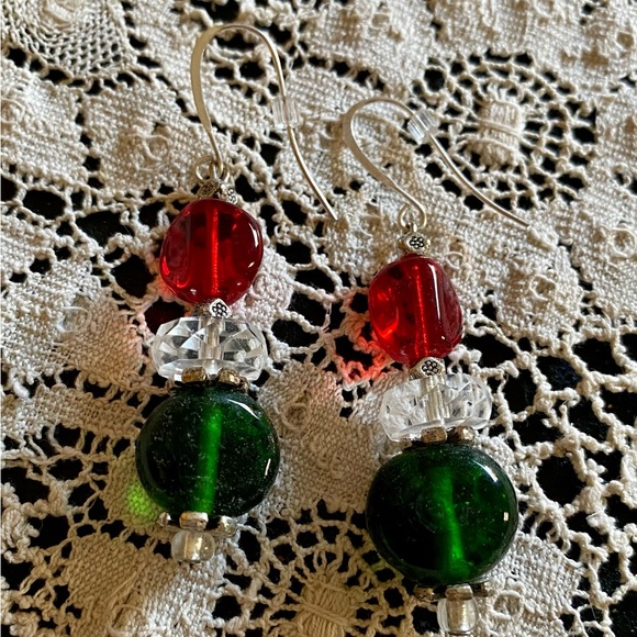 💥Hand Crafted Beaded Dangle Earrings💥 NEW - Picture 2 of 6